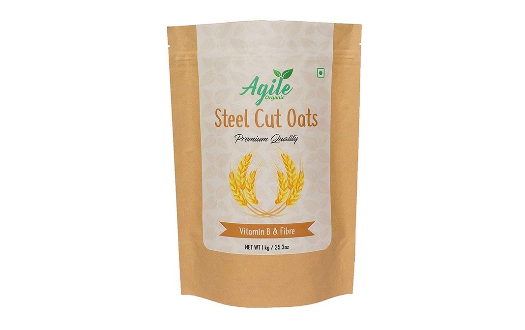 Agile Organic Steel Cut Oats    Pack  1 kilogram
